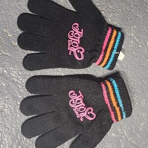Jojo Siwa Black/Pink Child Winter Gloves - 2020